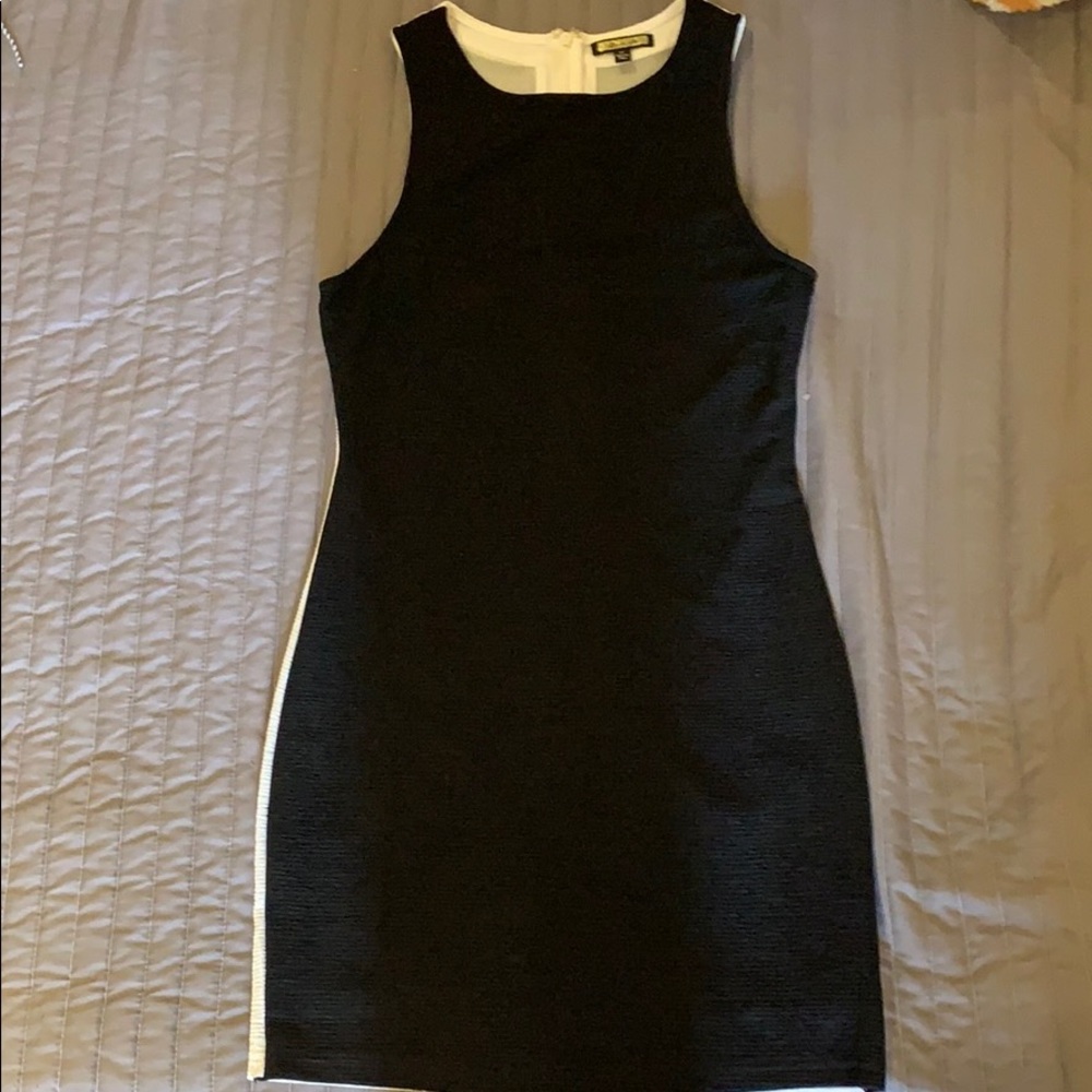 Pretty black dress.